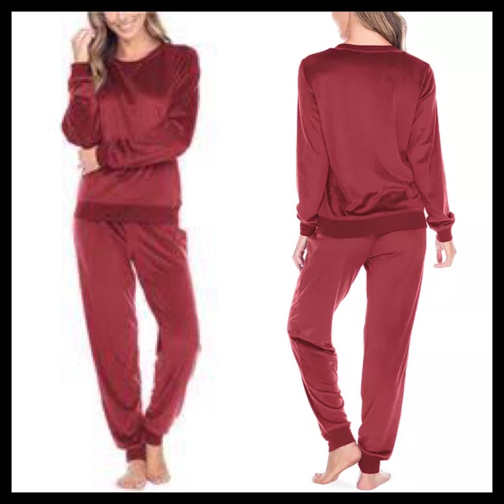 HONEYDEW Dream Queen Fleece Loungewear Set Color: Vixen - Picture 2 of 4